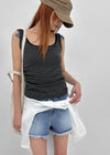 Pukati Damaged Short Denim Pants