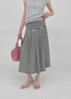 Paikan Summer Striped Long Skirt
