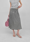 Paikan Summer Striped Long Skirt