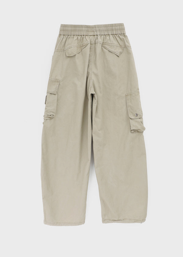 Formula Banding Washed Cargo Wide Pants