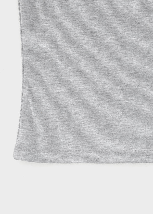 [MADE] Lunel Snap Ribbed Sleeveless Top
