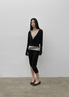 Dinea Ribbed Jogger Leggings Elastic Pants
