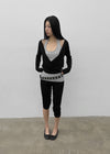 Pollenne Slim Fit Long Halter Sleeveless Top