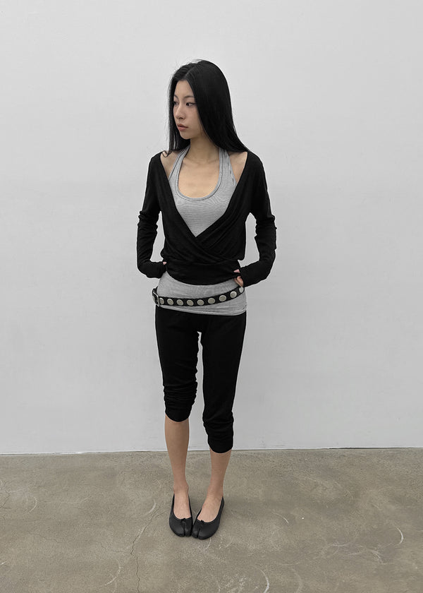 [MADE] Tilki Summer Wrap Long Sleeve Top