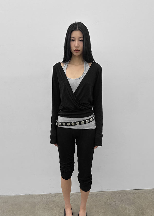 [MADE] Tilki Summer Wrap Long Sleeve Top
