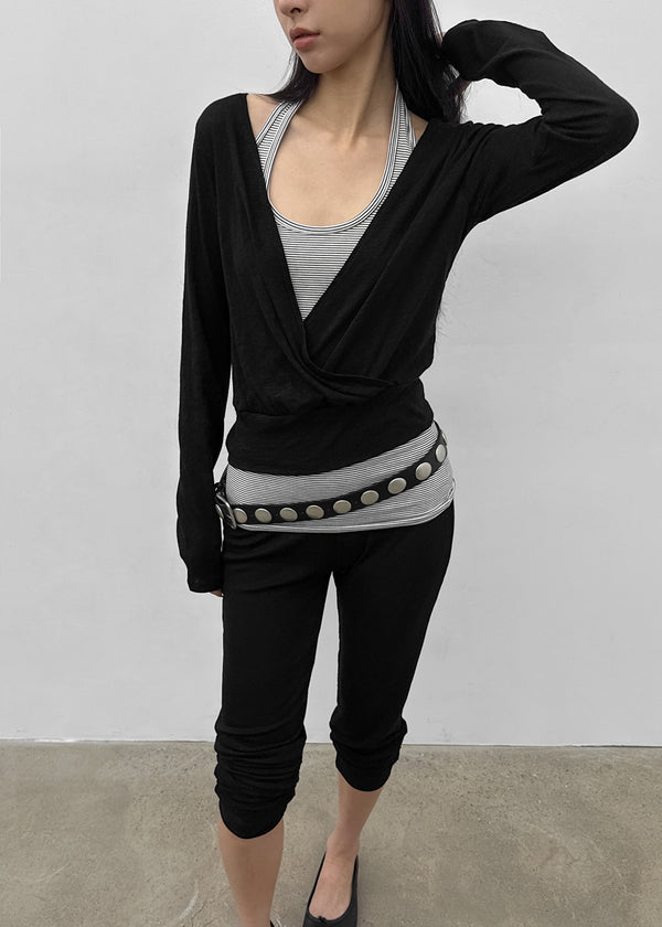 [MADE] Tilki Summer Wrap Long Sleeve Top