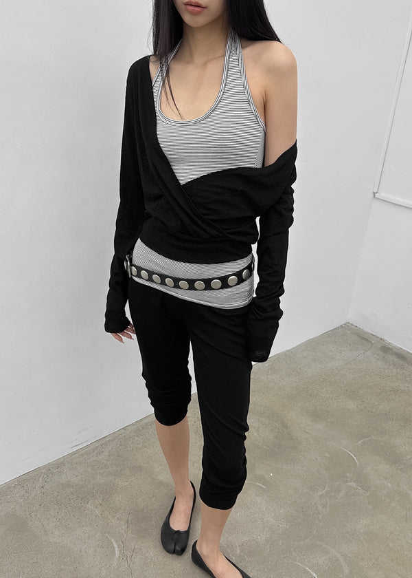 [MADE] Tilki Summer Wrap Long Sleeve Top