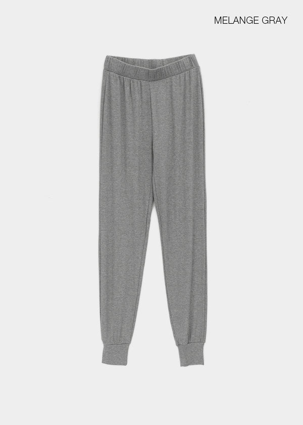 Dinea Ribbed Jogger Leggings Elastic Pants