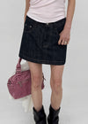 Duel Back Pocket Mini Skirt Pants