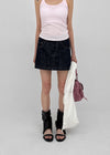 Duel Back Pocket Mini Skirt Pants