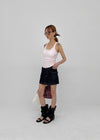 Duel Back Pocket Mini Skirt Pants