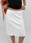 Lutens Punching Midi Skirt