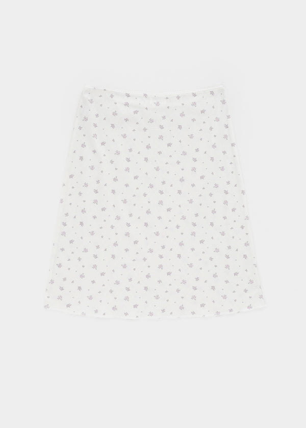 Lutens Punching Midi Skirt