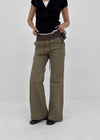 Trillo Color-block Elastic Bootcut Pants