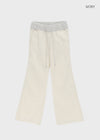 Trillo Color-block Elastic Bootcut Pants
