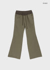 Trillo Color-block Elastic Bootcut Pants