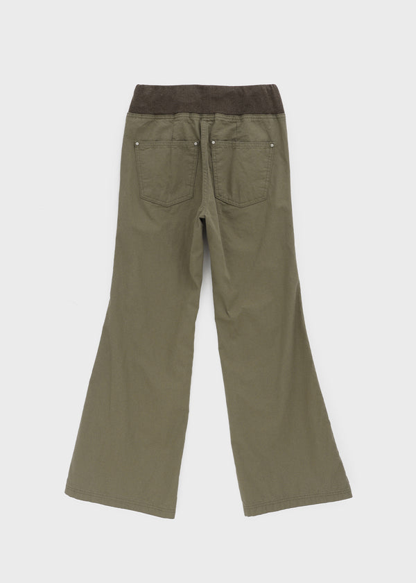 Trillo Color-block Elastic Bootcut Pants