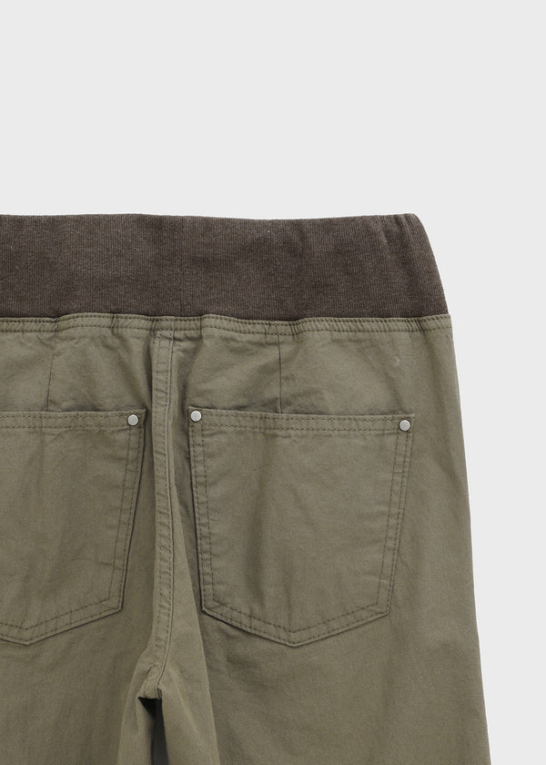 Trillo Color-block Elastic Bootcut Pants
