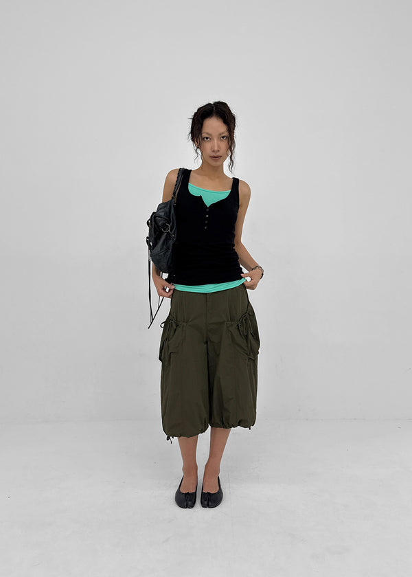 [MADE] Curid Nylon String Bermuda Pants