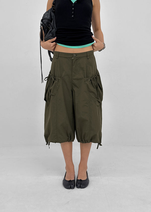 [MADE] Curid Nylon String Bermuda Pants