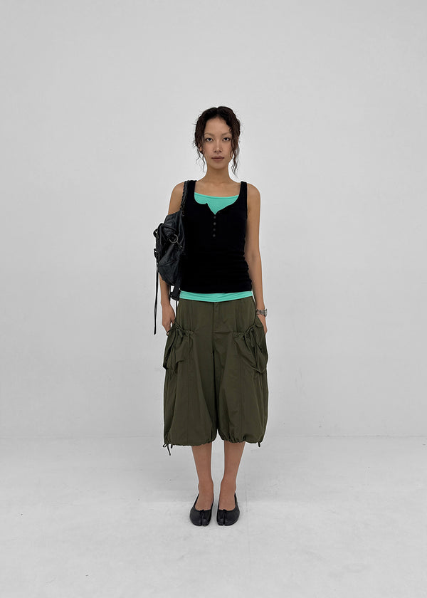 [MADE] Curid Nylon String Bermuda Pants