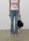 [MADE] Sion Low-Waist Bootcut Denim Pants