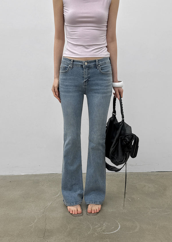 [MADE] Sion Low-Waist Bootcut Denim Pants