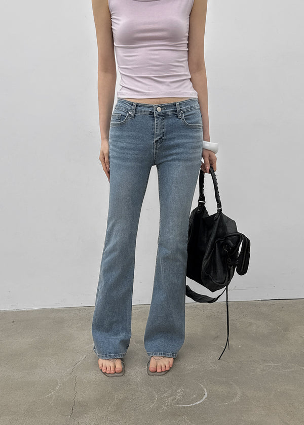 [MADE] Sion Low-Waist Bootcut Denim Pants