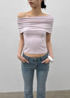 [MADE] GT Off-Shoulder Sleeveless Top (Set Available)