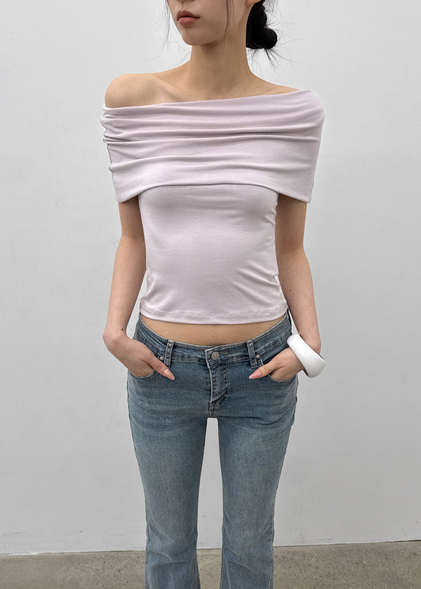 [MADE] GT Off-Shoulder Sleeveless Top (Set Available)