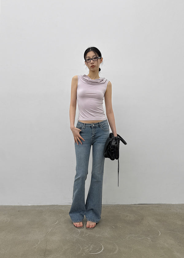[MADE] Sion Low-Waist Bootcut Denim Pants