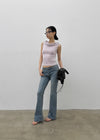 [MADE] Sion Low-Waist Bootcut Denim Pants