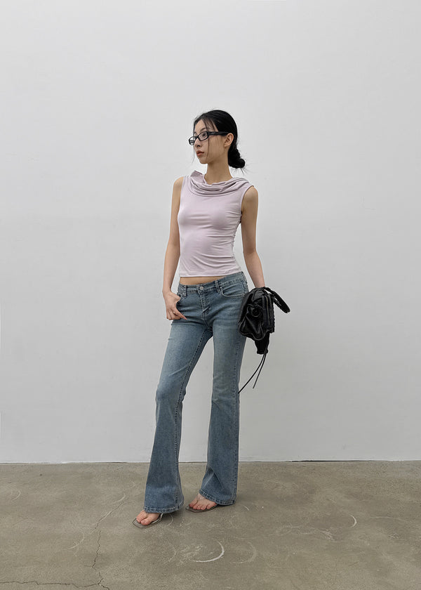 [MADE] Sion Low-Waist Bootcut Denim Pants