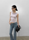 [MADE] GT Off-Shoulder Sleeveless Top (Set Available)