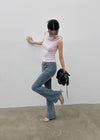 [MADE] Sion Low-Waist Bootcut Denim Pants