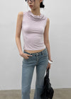 [MADE] GT Off-Shoulder Sleeveless Top (Set Available)