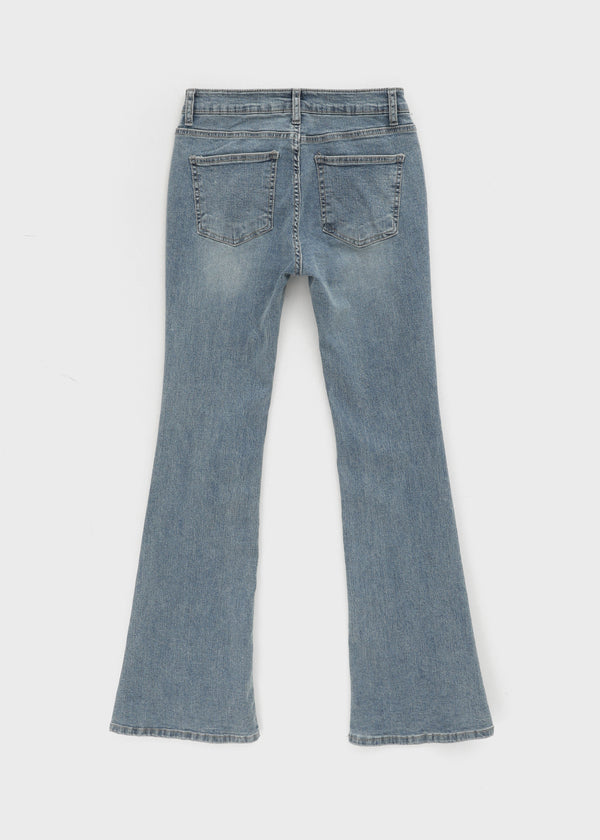 [MADE] Sion Low-Waist Bootcut Denim Pants