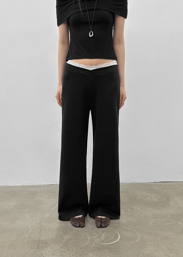 [MADE] Coolever Low Straight Banding Pants