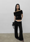 [MADE] GT Off-Shoulder Sleeveless Top (Set Available)