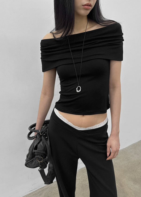 [MADE] GT Off-Shoulder Sleeveless Top (Set Available)