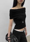 [MADE] GT Off-Shoulder Sleeveless Top (Set Available)