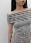 [MADE] GT Off-Shoulder Sleeveless Top (Set Available)