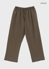 Parlen Slim-waisted Wide Cotton Pants
