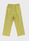Parlen Slim-waisted Wide Cotton Pants