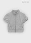 [MADE] Copet High-Neck Short Sleeve Zip-Up (Set Available)