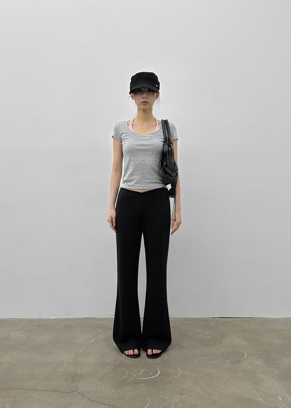 [MADE] Coolever Low Bootcut Banding Pants
