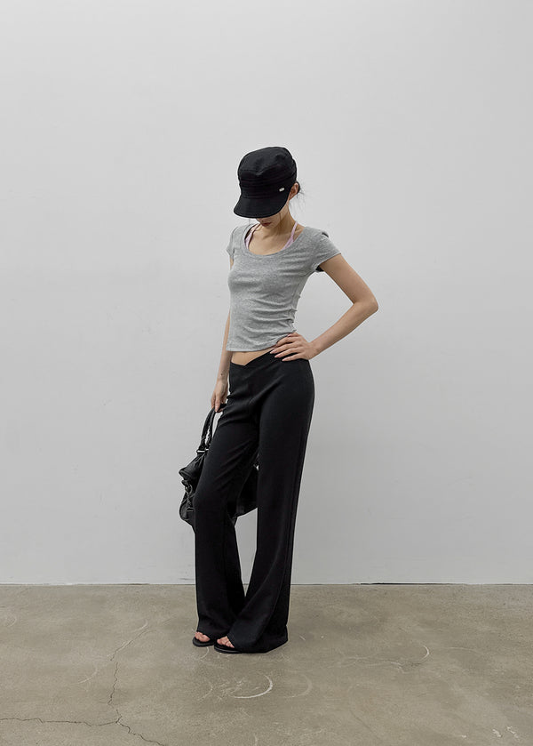 [MADE] Coolever Low Bootcut Banding Pants