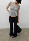 [MADE] Coolever Low Bootcut Banding Pants