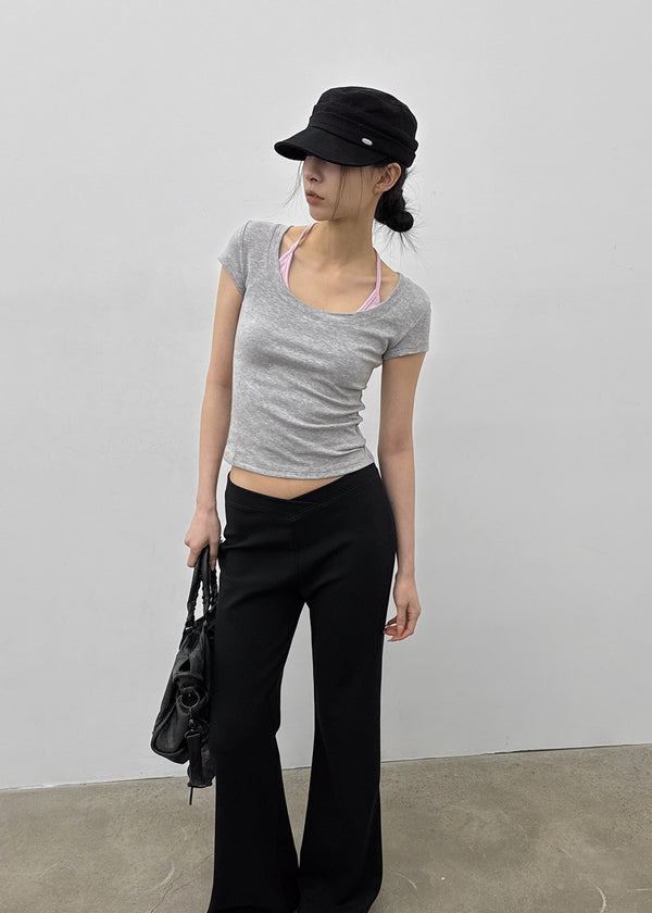 [MADE] Coolever Low Bootcut Banding Pants