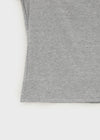 Ironi Halter Layered Cap Sleeve Short Sleeve Tee